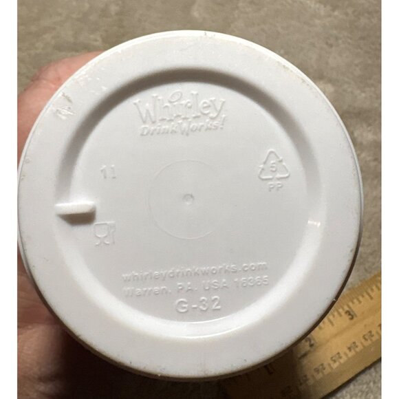 Toronto Raptors Vintage Travel Mug With Lid By Whirley DrinkWorks! Purple Black - Picture 5 of 8